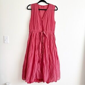 CP shades V Neck Julia Dress in red clay S